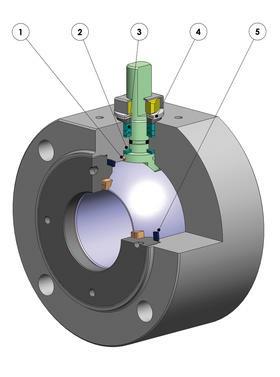 Features & benefits 1 Antistatic device (continuità elettrica tra sfera, stelo e corpo) Si evitano cariche elettrostatiche che potrebbero essere causa d'innesco in ambienti infiammabili e/o esplosivi