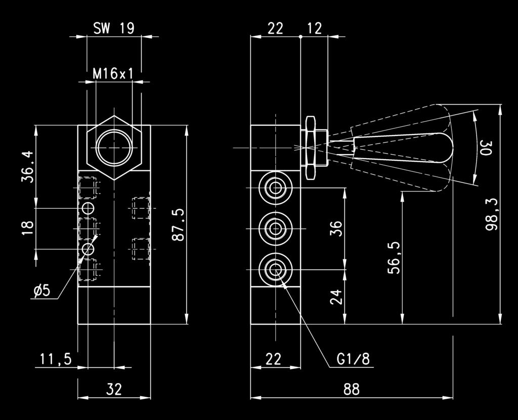 > Valvole ad azionamento manuale Serie