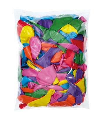 Palloncini sfusi Art. 60 - Tondo Ø cm. 20 ca. Palloni tondi colori assortiti confezionati in sacchetti da 200 pezzi Ø cm. 20 ca. Round balloons assorted colours packed in bags with 200 pieces Ø cm.