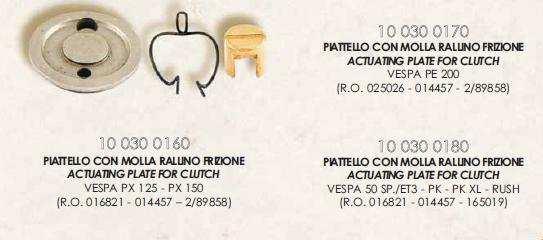 154819 PARAOLIO SERIE VESPA PKXL 15,30 610211M PARAURTI CROMATO PARAFANGO VESPA PE DISCO 59,99 647176 PASTIGLIE VESPA PX DISCO lml quartx 647176 19,42 071165 PERNETTO FILO LEVA FRENO PEDALE VESPA