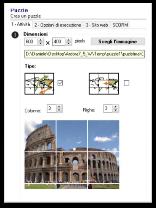 "Scegli l immagine" (figura 3) e apri un file JPG che verrà