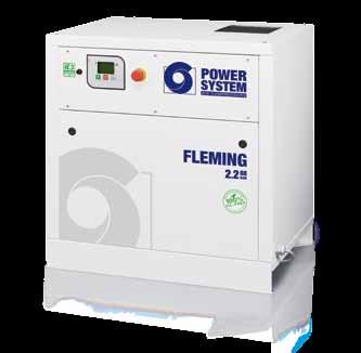 FLEMING Compressori rotativi Oil-free Scroll Costruire sistemi sostenibili per preservare l ambiente Motori IE3 Premium Efficiency Progettati per combinare la massima affidabilità con l efficienza