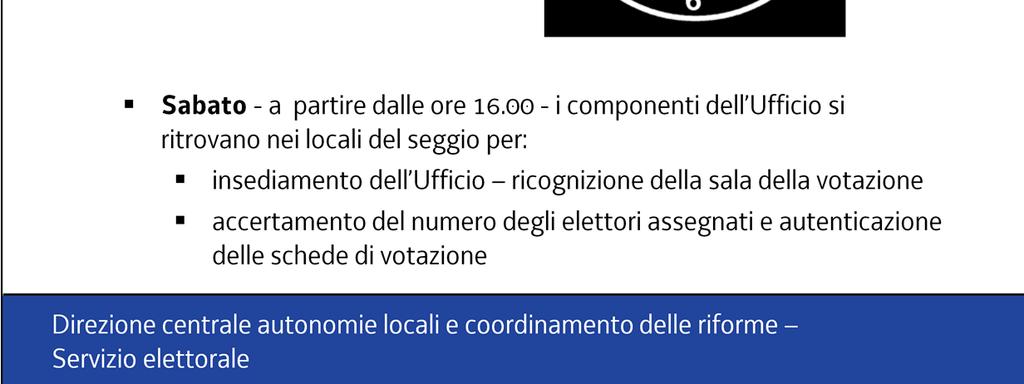 presidente, si procede all insediamento dell Ufficio, alla ricognizione dell arredamento della