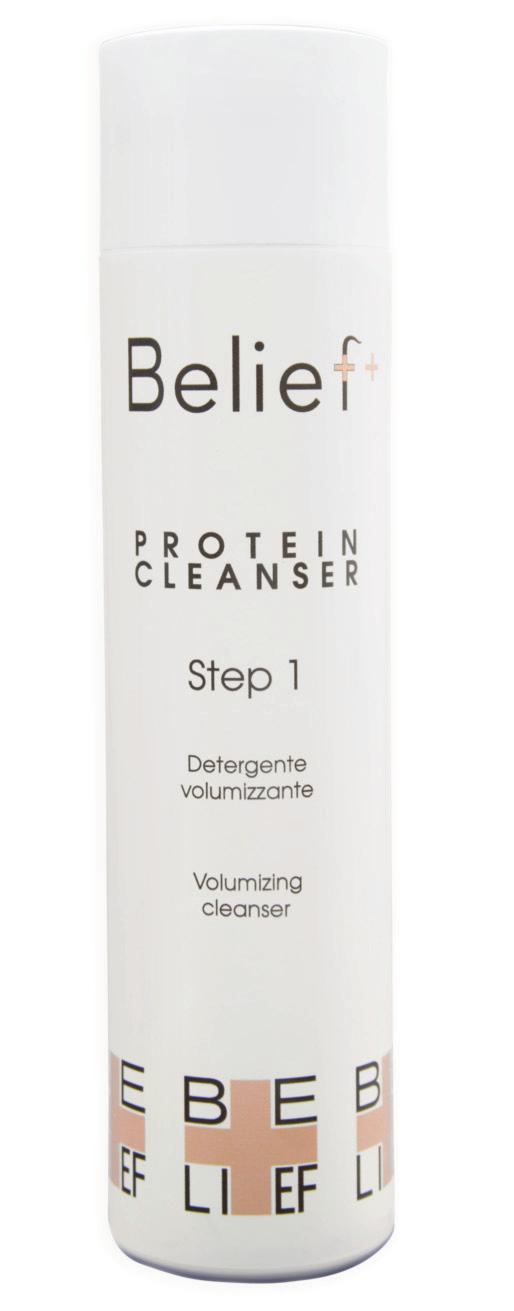 PROTEIN CLEANSER Detergente cutaneo con principi attivi detossinanti e volumizzanti. Rimuove l impurità e contribuisce all eliminazione dell eccesso di D.H.T. Regolarizza il sebo e apporta forza e volume a capelli sottili, atoni o visibilmente diradati.