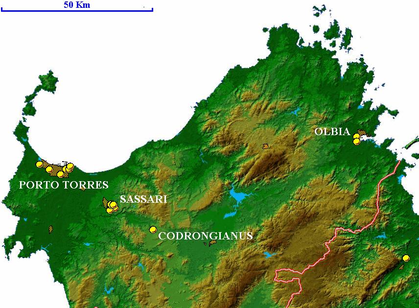 Regione Autonoma della Sardegna Dislocazione delle stazioni