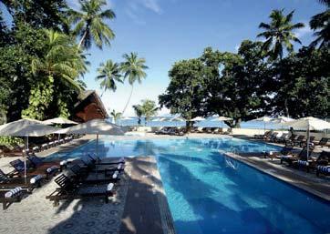 07 206 Supliment demipensiune 64 eur / persoana / zi Hotel DoubleTree by Hilton Seychelles - Allamanda Resort & Spa 4* - Seychelles LOCALIZARE: in sudul insulei Mahe, pe plaja din Anse Forbans.