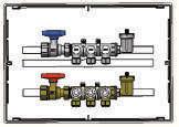 CHIAVE ESAGONALE DA 2,5mm Il collettore con valvola di bilanciamento è adatto per impianti di riscaldamento o raffrescamento in cui vi è la