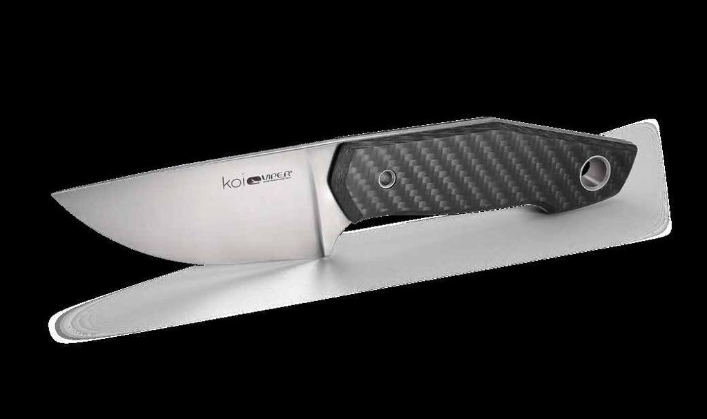 FIXED BLADE KNIFE Blade: Böhler N690Co and M390 MICROCLEAN stainless steel, vacuum heat treatment and cryogenic