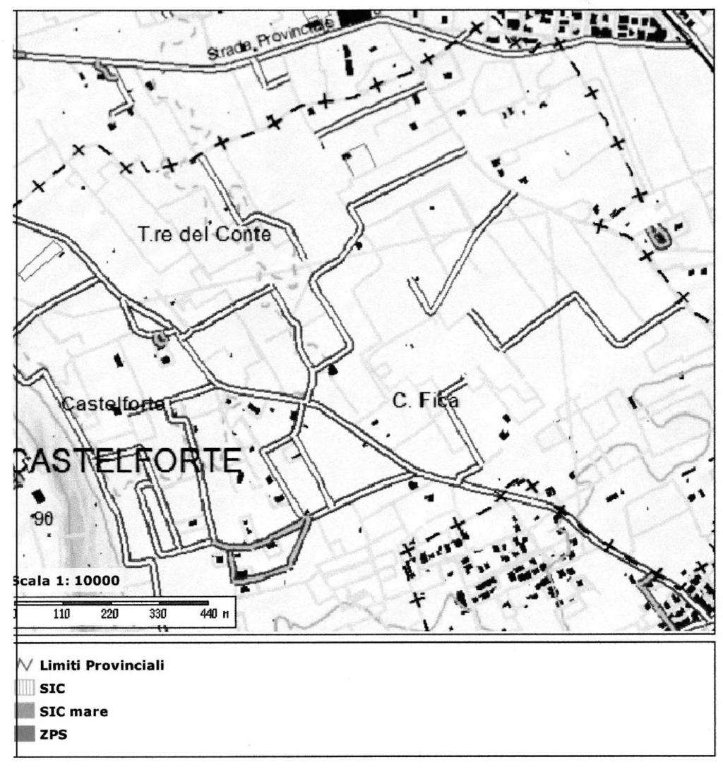 Stralcio cartografia P.P.T.R. approvato con D.G.R. n. 17 del 16.02.