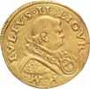 1115 1116 1115 ROMA - Giulio II (1503-1513) Doppio fiorino di camera - Busto a d.