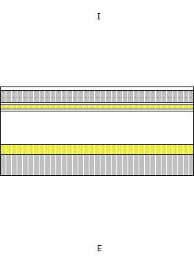 Stru101 - Pavimento contro terreno Spessore totale [cm]: 42,60 CONDUTTANZA UNITARIA Massa superficiale [kg/m²] RESISTENZA UNITARIA Superficiale interna [W/(m² K)]: 5,88 Superficiale interna(*) [(m²