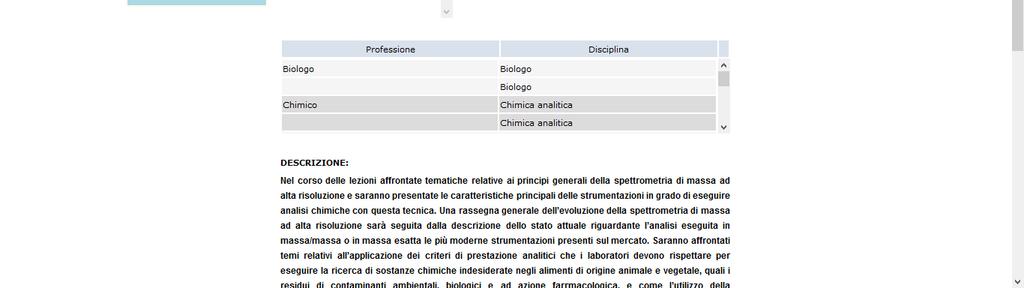 (Figura 5) : data inizio e fine ed eventuali date intermedie sede di svolgimento figure