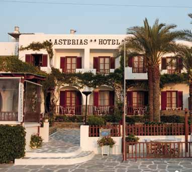 Paros via Santorini Bambino 2-12 anni QUOTA FORFAIT HOTEL ASTERIAS 2 H + Parikia / www.asteriasparos.com Posizione: situato a 50 m dalla spiaggia di Livadia, a 400 m dal centro di Parikia e dal porto.