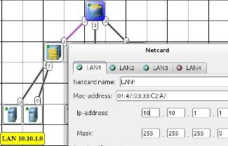 Es(p)NET pag. 7 La tabella di routing del computer indica, in modo corretto, che tutto il traffico in uscita dall'interfaccia 10