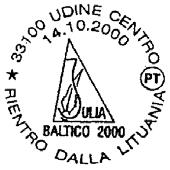14710/2000 orario 11/17 Filatelia della Filiale di 21100 VARESE Via Milano, 11 entro il 1489/SO N.