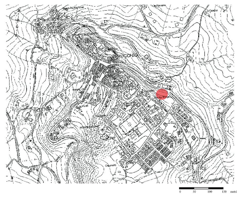 32 G. BARTOLO fig. 1 Carta Tecnica Regionale in scala 1:5000 con ubicazione dell area di scavo. fig. 2 Planimetria relativa all approfondimento dell area ovest di scavo fino al suolo vergine (quadrati 100.