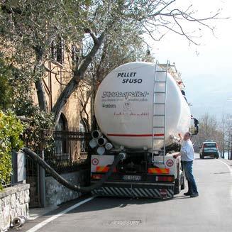 durante il trasporto e lo scarico nel deposito, e di determinare in modo preciso la