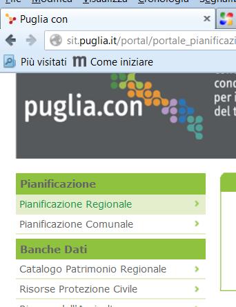 Selezionando uno dei contenuti di queste sezioni del portale, appariranno nella terza colonna gli approfondimenti disponibili, organizzati, in linea di massima, nei menu: Documenti consente l accesso