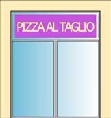Cassonetto bifacciale luminoso: da un lato: Bar Mario da un lato: Pizza al taglio: esente fino a 5,00 mq.