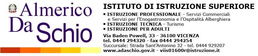 Prot. n 3461/A8 Vicenza, 25 settembre 2017 Spett.le Ditta Oggetto: Richiesta di preventivo per la fornitura di arredi e attrezzature per il laboratorio di Sala bar (art. 34 del D.I.