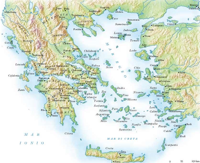 IL TERRITORIO Il territorio in Grecia è prevalentemente montuoso. La principale catena montuosa è il Pindo.