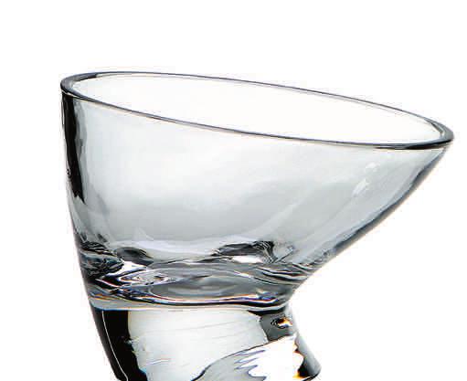 TOUCH GLASS 1991 design Angelo Mangiarotti La forma dei bicchieri sono il risultato di una preziosa e