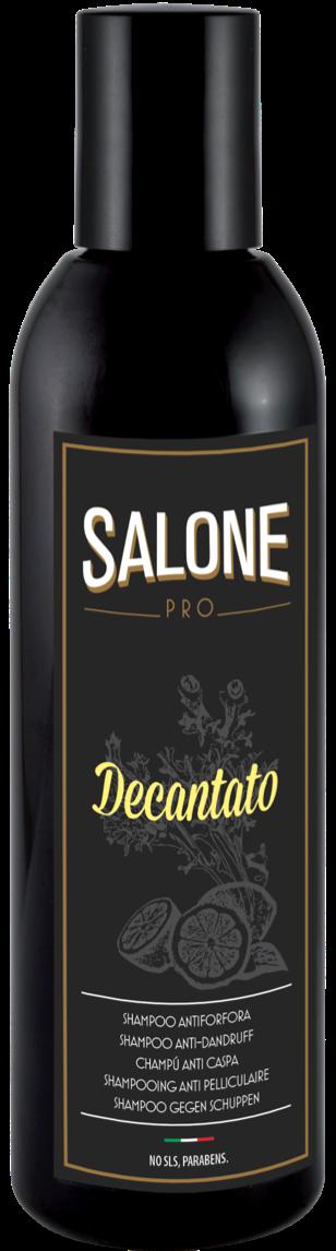 DECANTATO SHAMPOO ANTIFORFORA Shampoo specifico per normalizzare il cuoio capelluto, previene la ricomparsa di forfora grassa o secca.