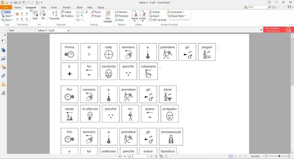 Commentare e aggiungere immagini con Foxit Reader Le funzioni