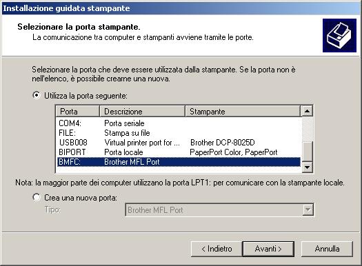 C Dopo il riavvio del computer, l'installazione del driver Brother viene avviata automaticamente. Seguire le istruzioni sullo schermo.