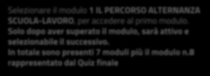 Al raggiungimento del terzo tentativo fallito compare un bottone che permette di azzerare i dati di avanzamento relativi al corso Studiare il