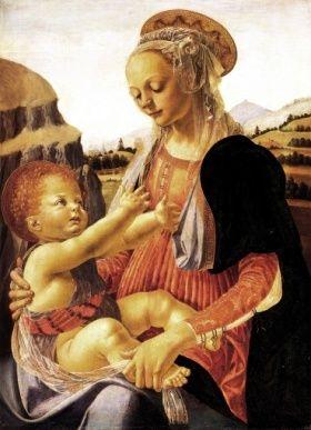 UMBRA PERUGIA OPERE CITTE ADORAZIONE DEL SACRO LEGNO, INCONTRO TRA LA REGINA DI SABA E SALOMONE VERROCCHIO MADONNA COL BAMBINO, STAATLICCHE MUSEUM BERLINO TESTA FEMMINILE LOUVRE TESTA FEMMINILE