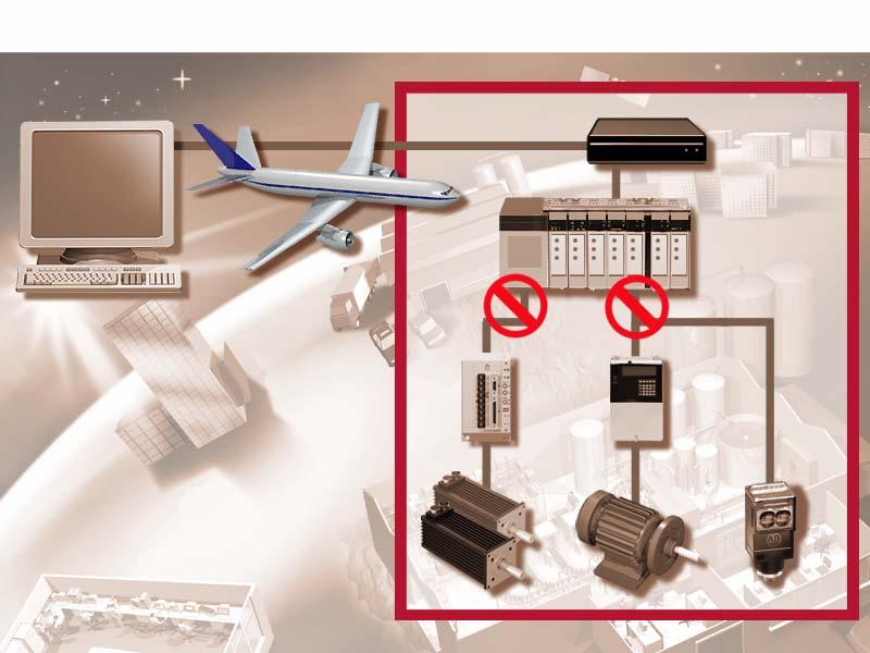 Prima delle reti di comunicazione e del WWW Accesso al Web solo via PLC (se possibile) Nessun accesso a prodotti drives & motion (a meno di un vasto e complesso programma nel PLC)