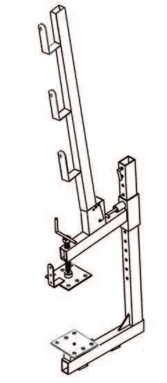 Sistemi collettivi di protezione dei bordi I parapetti provvisori più utilizzati (cosiddetti guardacorpo) sono costituiti da aste metalliche verticali (montante prefabbricato) ancorate al