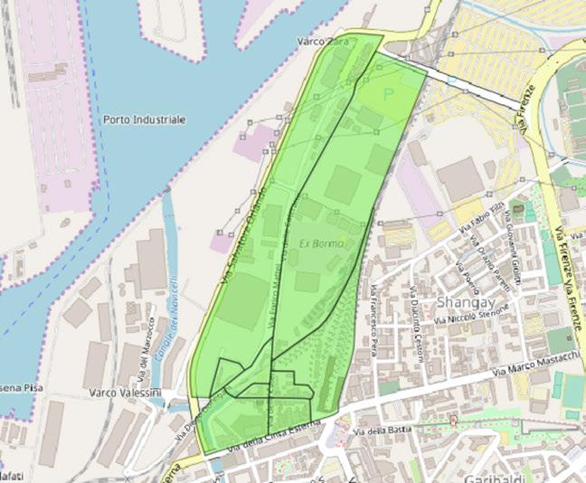 7.7. LA ZONA 6 - SAN MARCO 67 7.7 la zona 6 - San Marco superficie = 0,5625 Kmq residenti (al 30 giugno 2017) = 827 mappa Figure 7.6: scala 1:25.000 confini (principali) N = v.