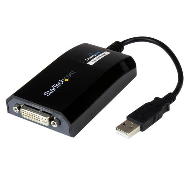 Adattatore USB a DVI - Scheda grafica video esterna USB per PC e MAC- 1920x1200 Product ID: USB2DVIPRO2 L'adattatore USB a VGA USB2VGAPRO2 funge da scheda grafica esterna per computer Windows e Mac :