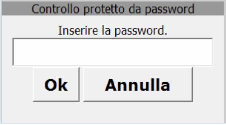 L accesso al controllo della parte antintrusione si effettua in un secondo modo selezionando il lucchetto in basso a destra.