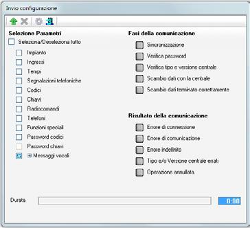 La durata del messaggio dipende dal numero di messaggi comuni che si intendono scrivere. Si possono scrivere fino a 8 messaggi della durata di 12 secondi ciascuno; 3.