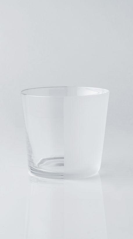 Tumbler opaco/trasparente Sandblasted/transparent