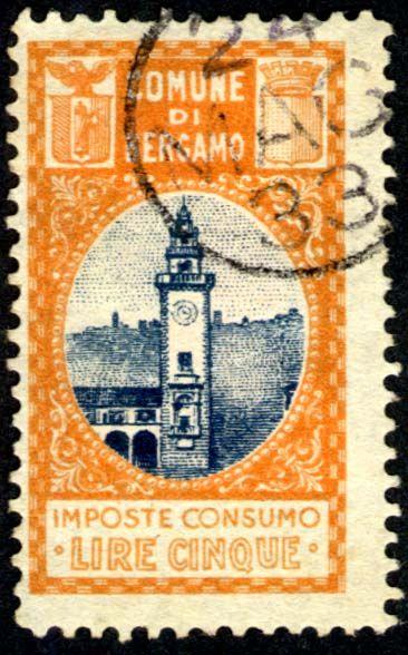 Bergamo Carta rosa, liscia. Stampa mm. 23x31.