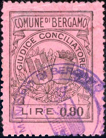 Bergamo e Provincia. Carta bianca, liscia.