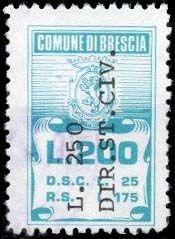 2 arancio 1946/< Carta bianca, liscia.