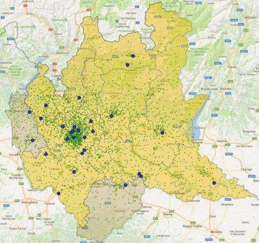 Focus: grossisti Industria Farmaceutica Concessionario Trasportatore Intermedio Punti di Dispensazione Primi 10 coprono