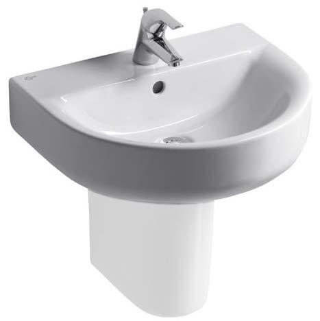 IDEAL STANDARD CONNECT ARC LAVABO CON SEMICOLONNA Lavabo Connect