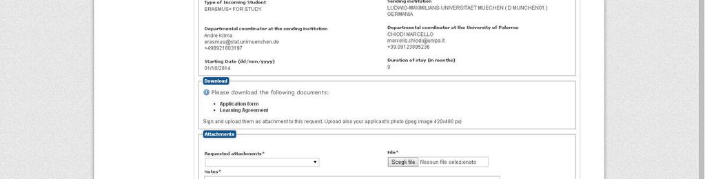 sign the downloaded documents; Scan and upload them and also the other required