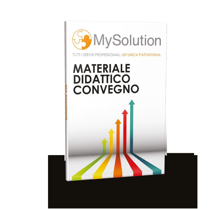 Bonus Aggiuntivi Master MySolution 2018/2019 Materiale Didattico Ogni lezione è accompagnata da una ricca dispensa in formato PDF.