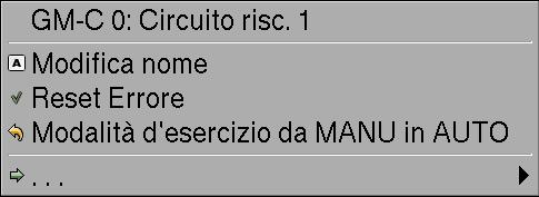 2x per rinominare questo Salvare Con la tastiera inserire il nuovo nome per il circuito di riscaldamento, in questo esempio: PIANTERRENO. Infine premere il tasto per salvare il nuovo nome.