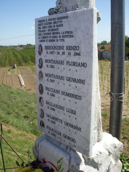 1944. Tra il 23 e il 24 ottobre, nove giovani appartenenti al Fronte della Gioventù (l organizzazione giovanile del Partito Comunista Italiano) furono arrestati nella zona del Lughese nel corso di un