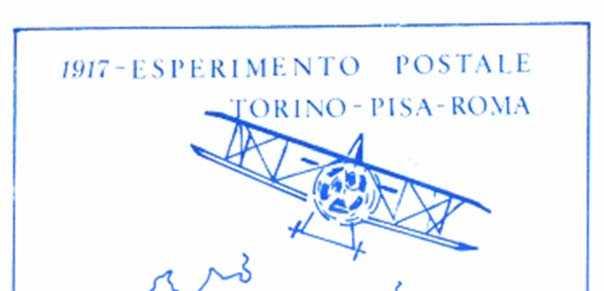 PI-FI/87 5 Dicembre 1987 70 Anniversario Volo TORINO ROMA TORINO Nel 1987 ricorre il 70 anniversario dell emissione del primo francobollo al