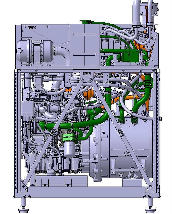 NUOVO BlueTENDER Principali migliorie tecniche : - Potenza elettrica 20,0 kwe - Potenza termica 41,0 kwth - Emissioni