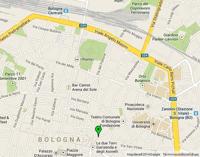 DOVE SIAMO Via Zamboni, 8-40126 Bologna Tel. 051/231531 Fax.